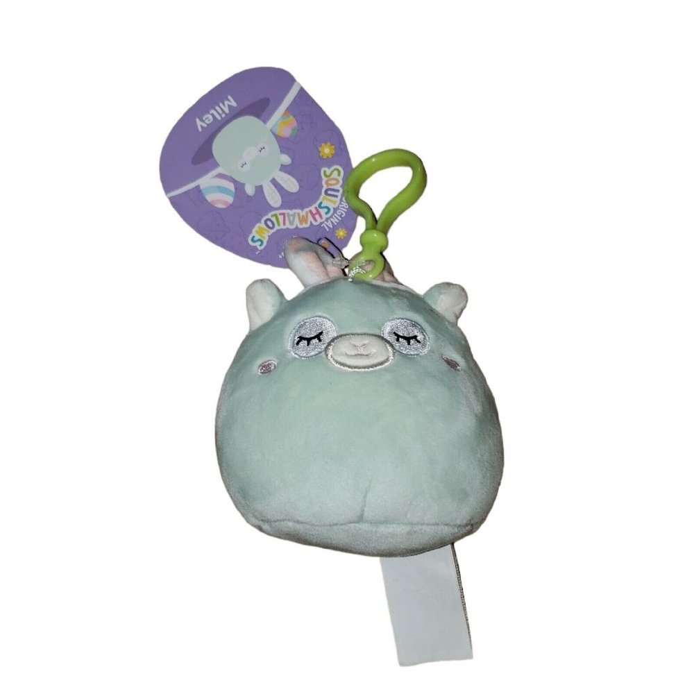 Squishmallow Miley with Ears 3.5” Plush Clip NWT